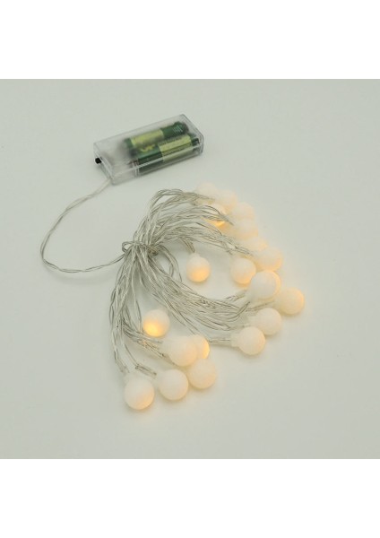 Top Pilli Yılbaşı Ağaç Bahçe Ip Süs 20 LED Işık 3m Gün Işığı Rgb fiyatları