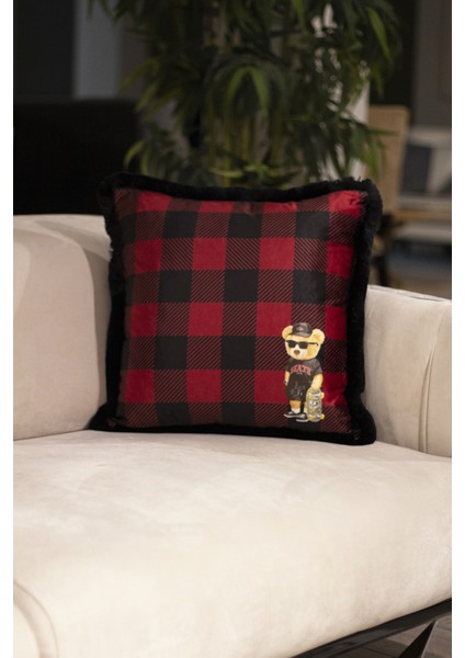 Kaykaycı Teddy Dekoratif Kırlent