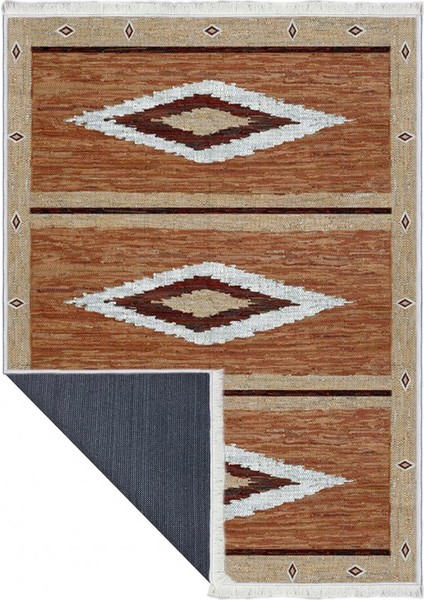 Makinede Yıkanabilen Leke Tutmaz Kolay Temizlenir Dokuma Taban Kumaş Üzerine Dijital Baskı Saçaklı Halı 160 x 230 cm