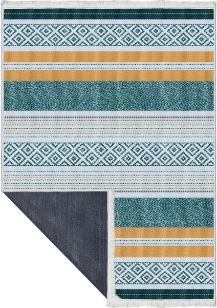 Makinede Yıkanabilen Leke Tutmaz Kolay Temizlenir Dokuma Taban Kumaş Üzerine Dijital Baskı Saçaklı Halı 80 x 140 cm