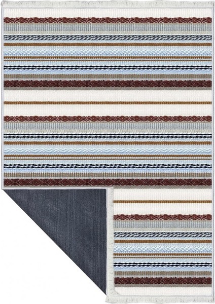 Makinede Yıkanabilen Leke Tutmaz Kolay Temizlenir Dokuma Taban Kumaş Üzerine Dijital Baskı Saçaklı Halı 130 x 180 cm