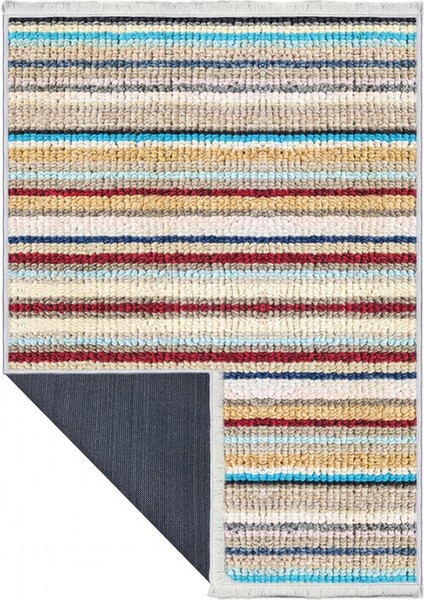 Makinede Yıkanabilen Leke Tutmaz Kolay Temizlenir Dokuma Taban Kumaş Üzerine Dijital Baskı Saçaklı Halı 80 x 200 cm