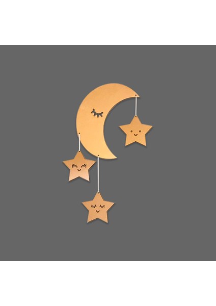 Design Otto Bebek - Çocuk Odası Duvar & Kapı Süsü Dekoratif Kirpik Leylek Aydede