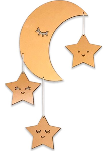 Design Otto Bebek - Çocuk Odası Duvar & Kapı Süsü Dekoratif Kirpik Leylek Aydede