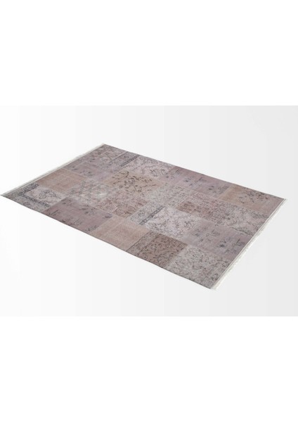 HV-SK-944 Patchwork Saçaklı Dijital Baskı Soft Kilim