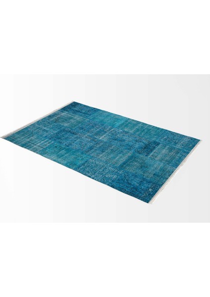 HV-SK-945 Patchwork Saçaklı Dijital Baskı Soft Kilim