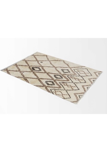 Hv-Sk-O5 Ourain Saçaklı Dijital Baskı Soft Kilim