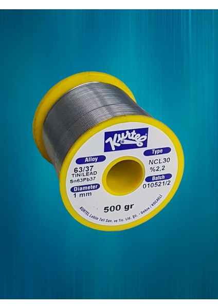 SN63PB37 NCL30 Flux No Clean Lehim Teli 1 mm