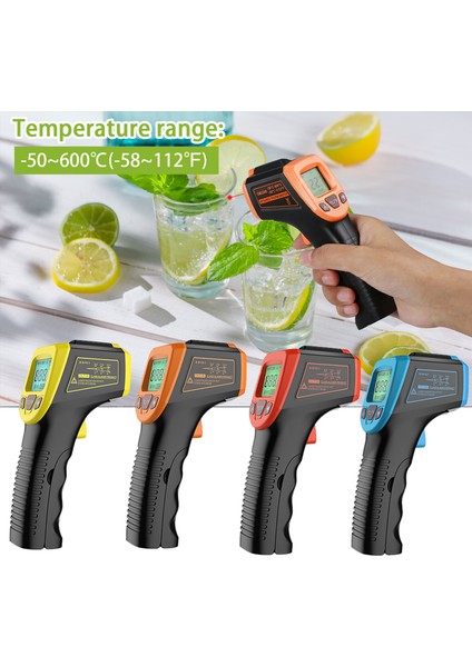 Kızılötesi Termometre Temassız Dijital Lazer Sıcaklık (Yurt Dışından)
