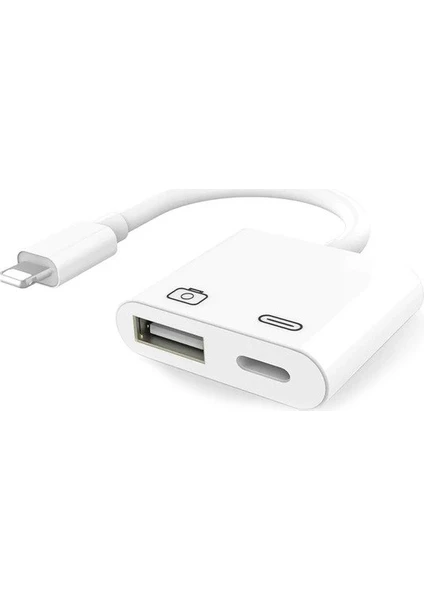 NK101 Apple iPhone iPad Lightning To USB 3.0 Kamera Adaptörü