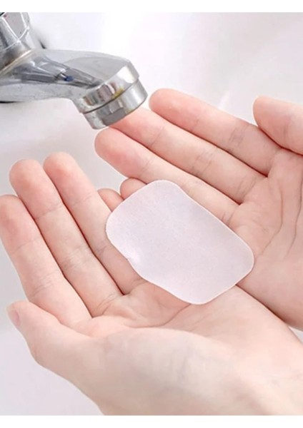Kağıt Sabun 5'li Paket 100 Yaprak Elde Eriyen Parfümlü