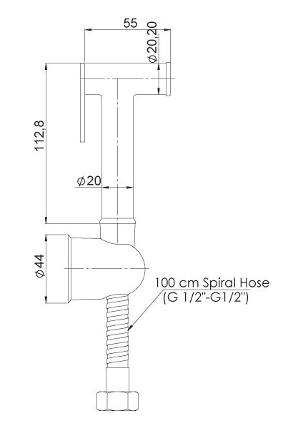Pirinç Spiralli Taharet El Duşu STS04 modelleri