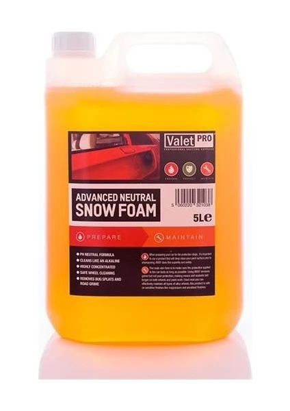 Valet Pro Advanced Neutral Snow Foam  Yoğun ve Güvenlli Köpük 5lt