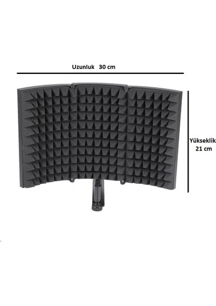 AP-3S Stüdyo Mikrofon Kalkanı Akustik İzolasyon Paneli