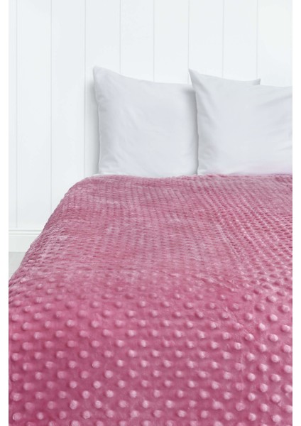 Pearl Tomurcuk Tek Kişilik Battaniye - Pembe