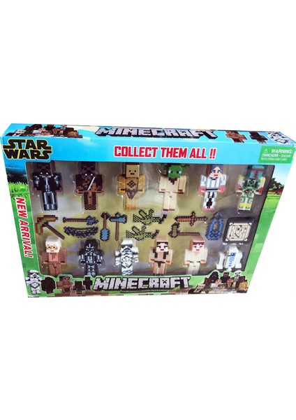 Minecraft 23 Parça Aksesuarlı - Yeni Star Wars Serisi
