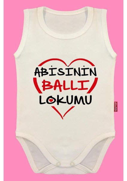 Abisinin Ballı Lokumu Yazılı Bebek Zıbın