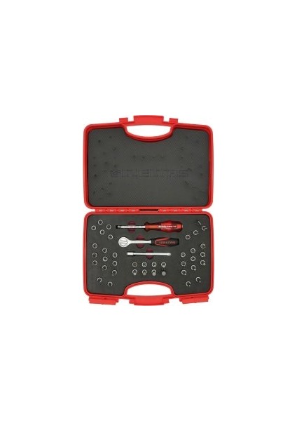 Izeltaş 42 Parça 1/4'' Bits Uçlu Lokma Anahtar Takımı