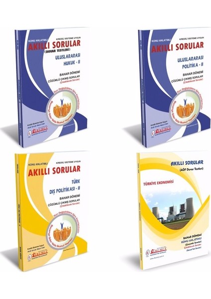 Uluslararası İlişkiler 2. Sınıf 4. Yarıyıl Konu Anlatımlı Soru Modül Set Bahar