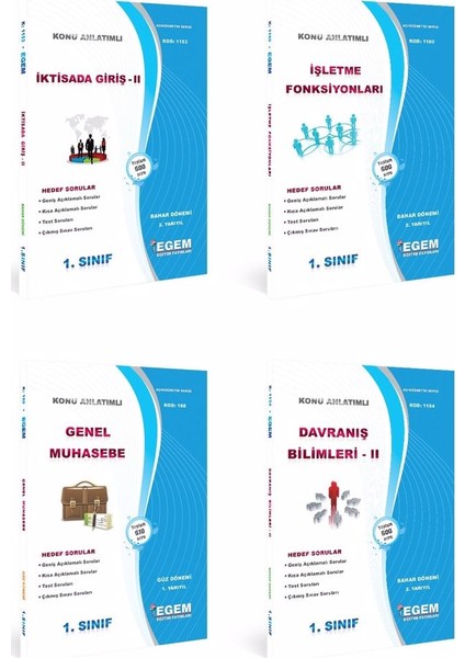 AÖF İşletme 1. Sınıf 2. Dönem Bahar