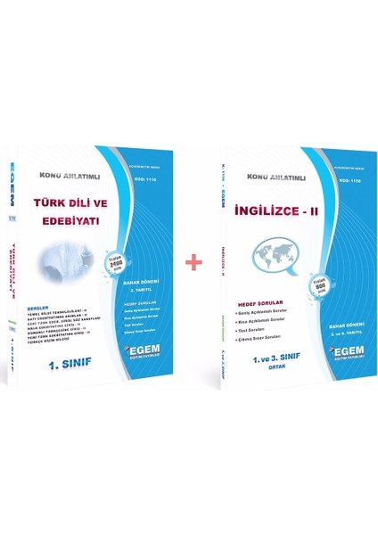 AÖF Türk Dili ve Edebiyatı 1. Sınıf 2. Dönem Tüm Dersler Bahar