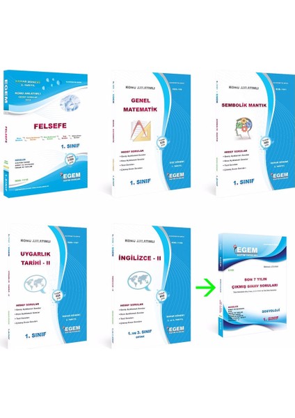 AÖF Felsefe 1. Sınıf 2. Dönem Set Bahar