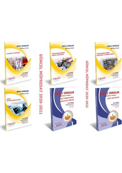 AÖF Sağlık Yönetimi 4. Sınıf 7. Dönem Tüm Dersler Modüller Set Güz