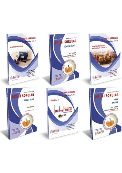 AÖF Siyaset Bilimi ve Kamu Yönetimi 2. Sınıf 3. Dönem Tüm Dersler (Güz)