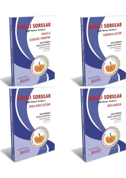 AÖF Halkla İlişkiler ve Reklamcılık 2. Sınıf 3. Dönem Modüller Set (Güz)