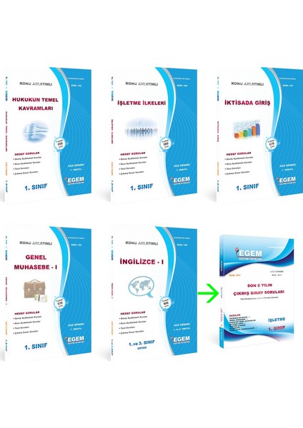 AÖF Turizm İşletmeciliği 1. Sınıf 1. Dönem Set (Güz)