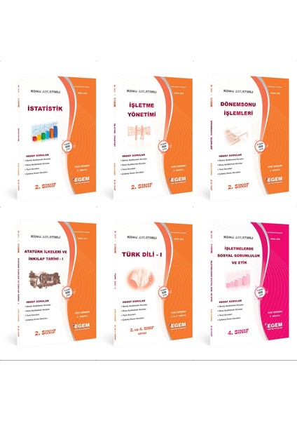AÖF İşletme 2. Sınıf 3. Dönem Modüller Set (Güz)