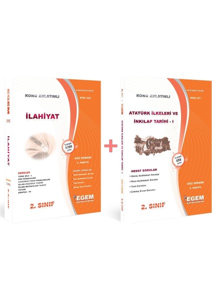 AÖF İlahiyat Konu Anlatımlı Soru Bankası 2. Sınıf 3. Dönem (Güz)