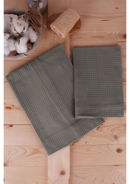 (40X60)&(60X110) 2'li Pike Çok Amaçlı Havlu Seti