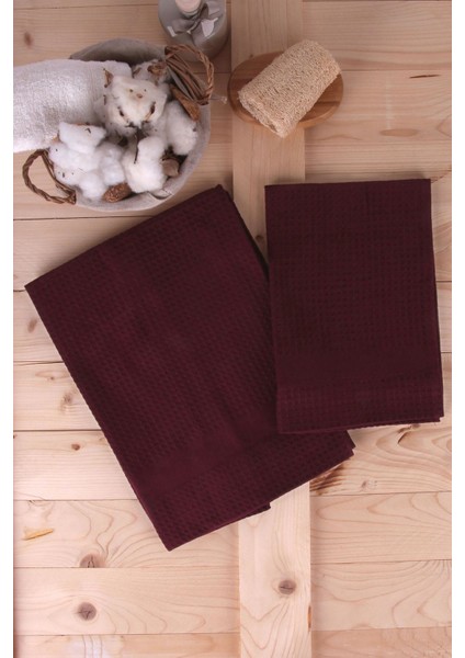(40X60)&(60X110) 2'li Pike Çok Amaçlı Havlu Seti