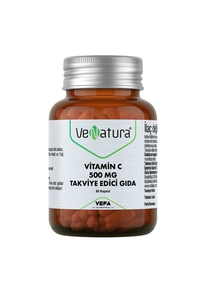 Vitamin C 500 Mg 2 Adet Takviye Edici Gıda