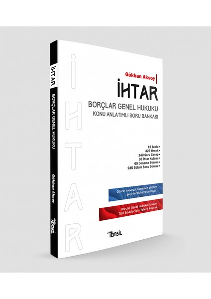 Ihtar Borçlar Genel Hukuku Konu Anlatımlı Soru Bankası - Gökhan Aksoy