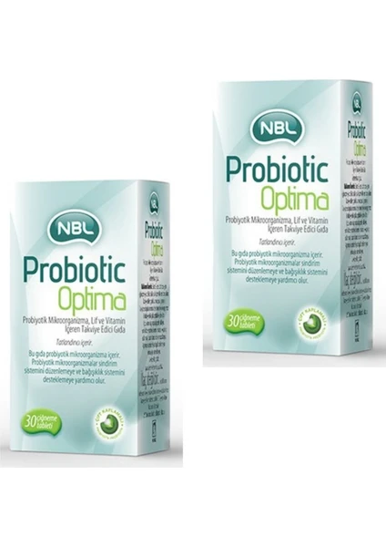 Probiotic Optima 30 Çiğneme Tableti 2'li Set