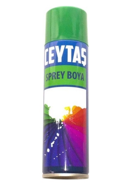 Yeşil 200ML Ceytaş Sprey Boya, Selülozik Sprey Boya