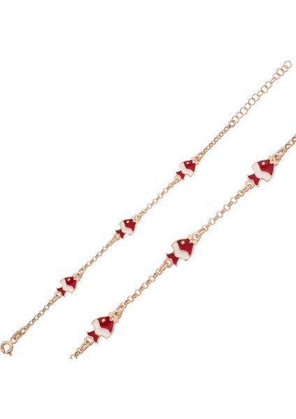 Balık Figürlü Gümüş Çocuk Bileklik