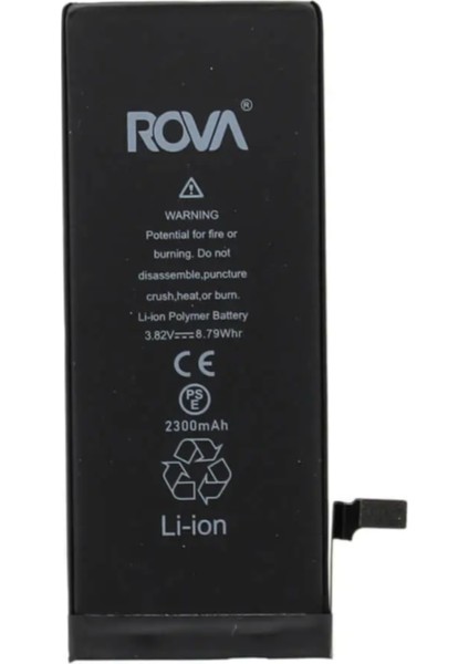 iphone 6 Batarya Yüksek Kapasiteli Amper Kvk Pil 2300mAh