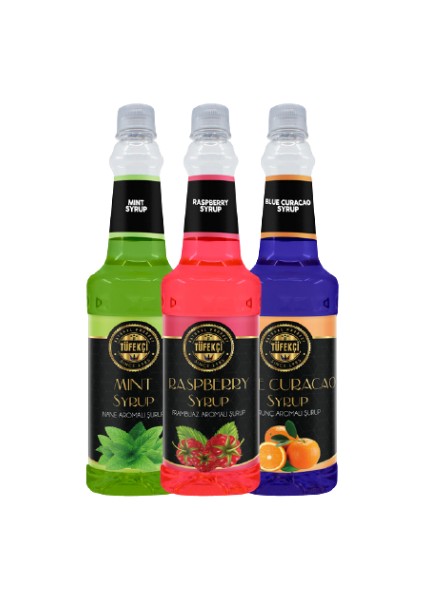 3lü Avantajlı Paket Nane, Frambuaz ve Turunç Şurup 3X750ML