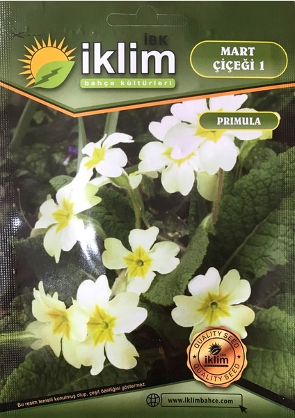 Karahasanoğlu Tarım Mart Çiçeği Çiçek Tohumu 1 - Primula Acaulis (~ Takribi 30 Tohum)