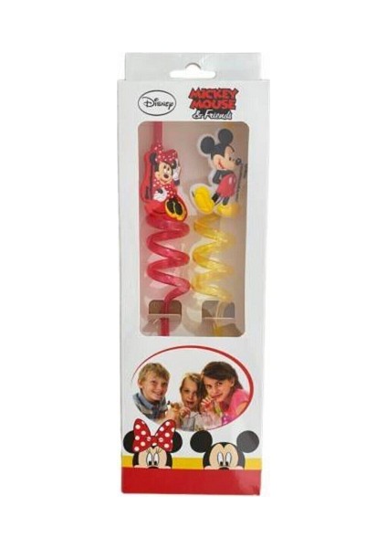 Mickey Mouse Lisanslı Pipet - 1 Paket(2 Adet) fiyatları