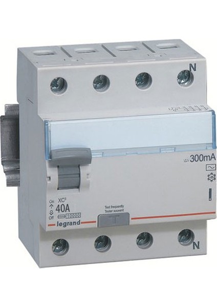 Ac Tipi 4X40A 300 mA Kaçak Akım Koruma Anahtarı
