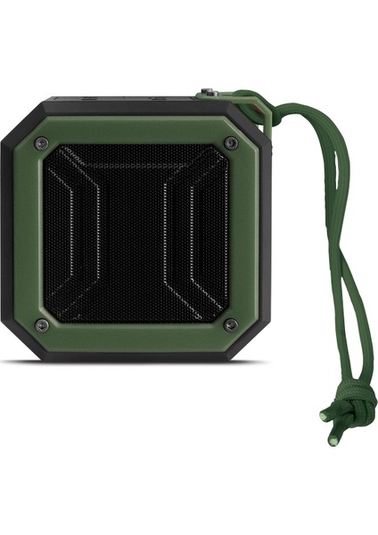 FS38 Suya Toza Darbeye Dayanıklı Kablosuz Hoparlör Speaker Yeşil