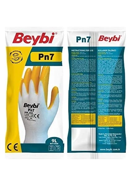 Pn7 Iş Eldiveni 12 Çift-10 NUMBER