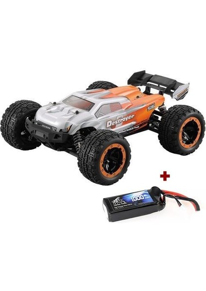 Haıboxıng 1/16TH Scale 4WD Brushless Truck Uzaktan Kumandalı Araba Rtr (Turuncu) + 1000 Mah 7.4V 2s 30C Lipo Batarya