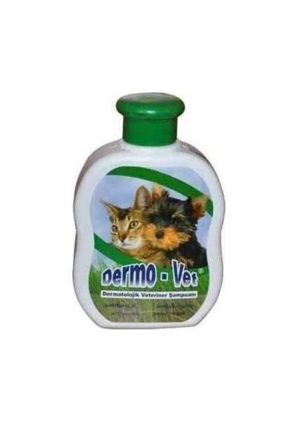 Dermotolojik Kedi Köpek Şampuan Egzama Kaşıntı Düy Dökümü Önleyici 250 ml Beyaz