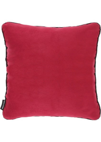 Biyeli Kırlent Yastık Kılıfı Vişne Çürügü 44x44