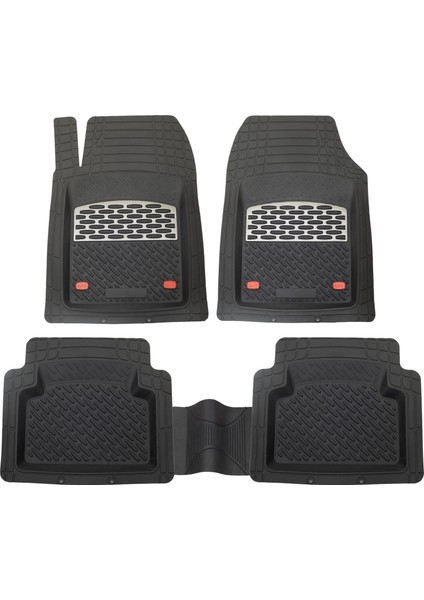 Mitsubishi Lancer Krom Karbon Derin Havuzlu 3D Paspas